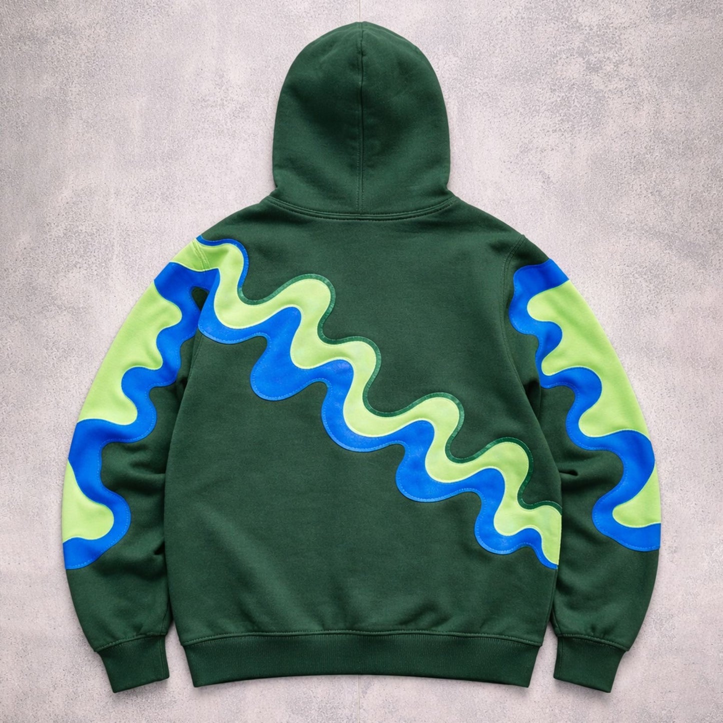 'GREEN ANATOMY' HOODIE (L)